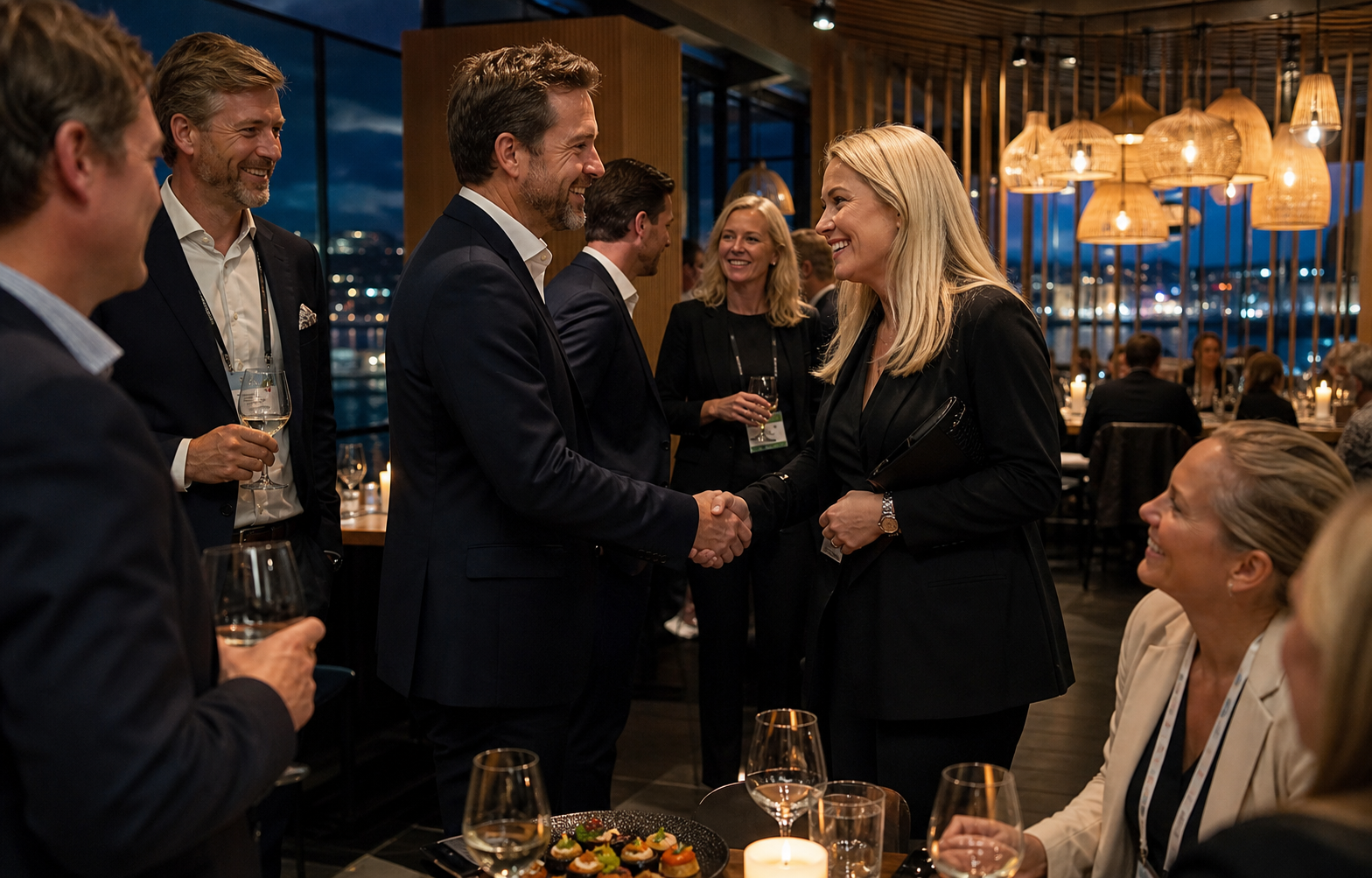Medlemsmøte i hotellkonferanserom